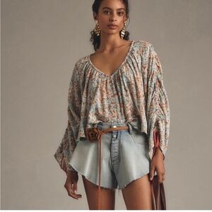 Nwt long sleeve blouse anthro